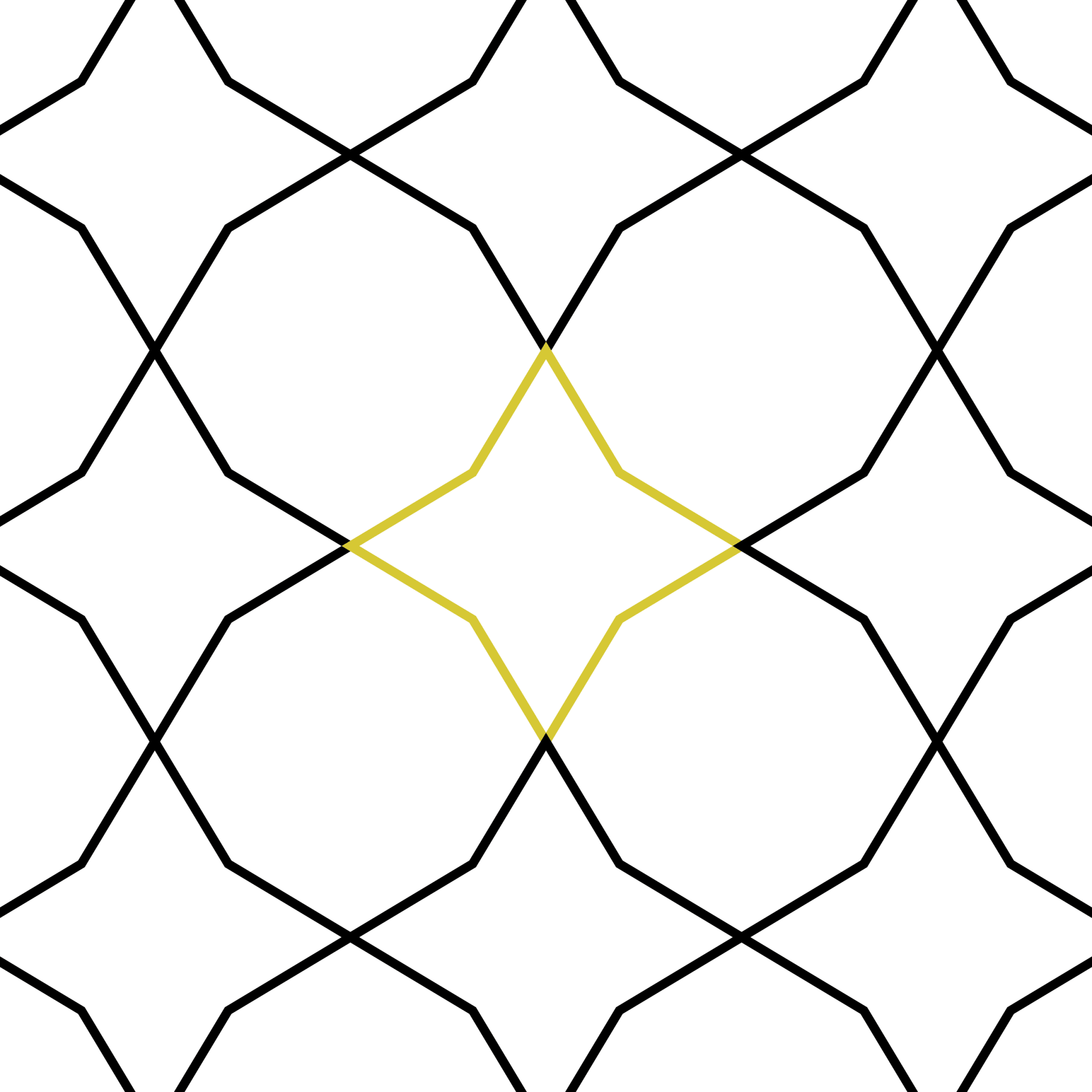 Geo Octagon Pantograph - Modern Textiles