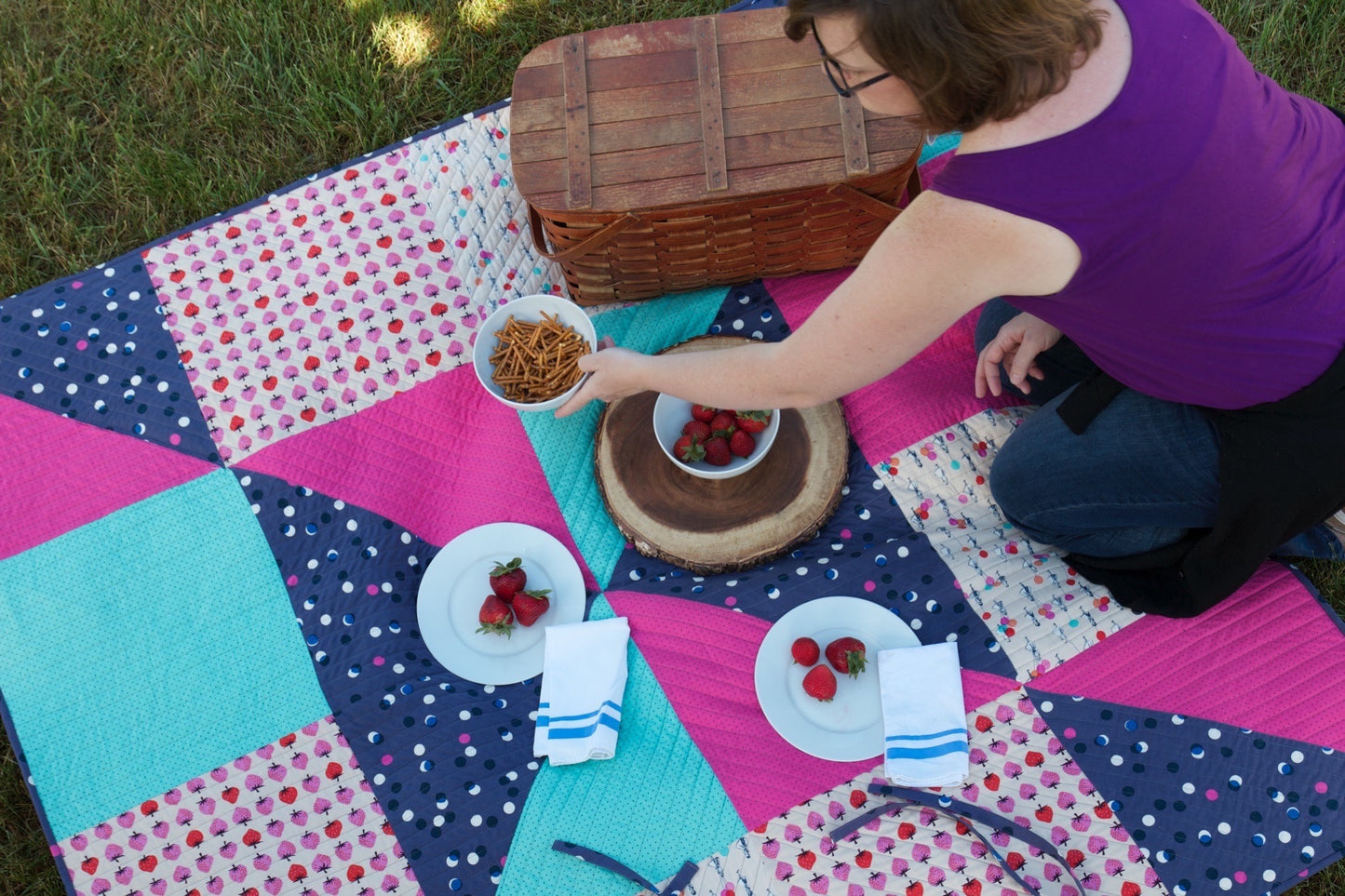 Picnic Quilt - PDF Digital Download