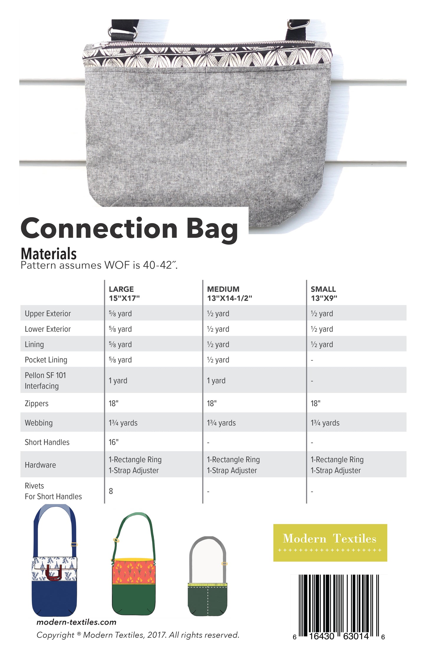 Connection Bag - PDF Digital Download