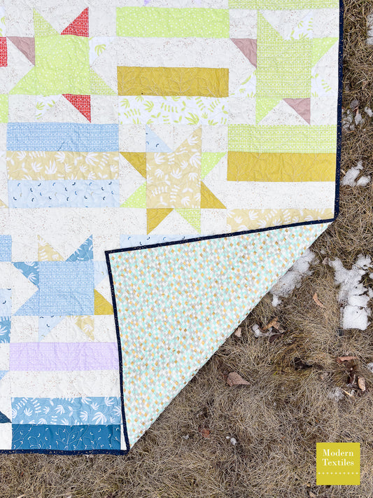Star Shower Throw Quilt with Karen Lewis Fabrics