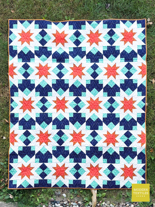 Night Stars - Throw Size Quilt