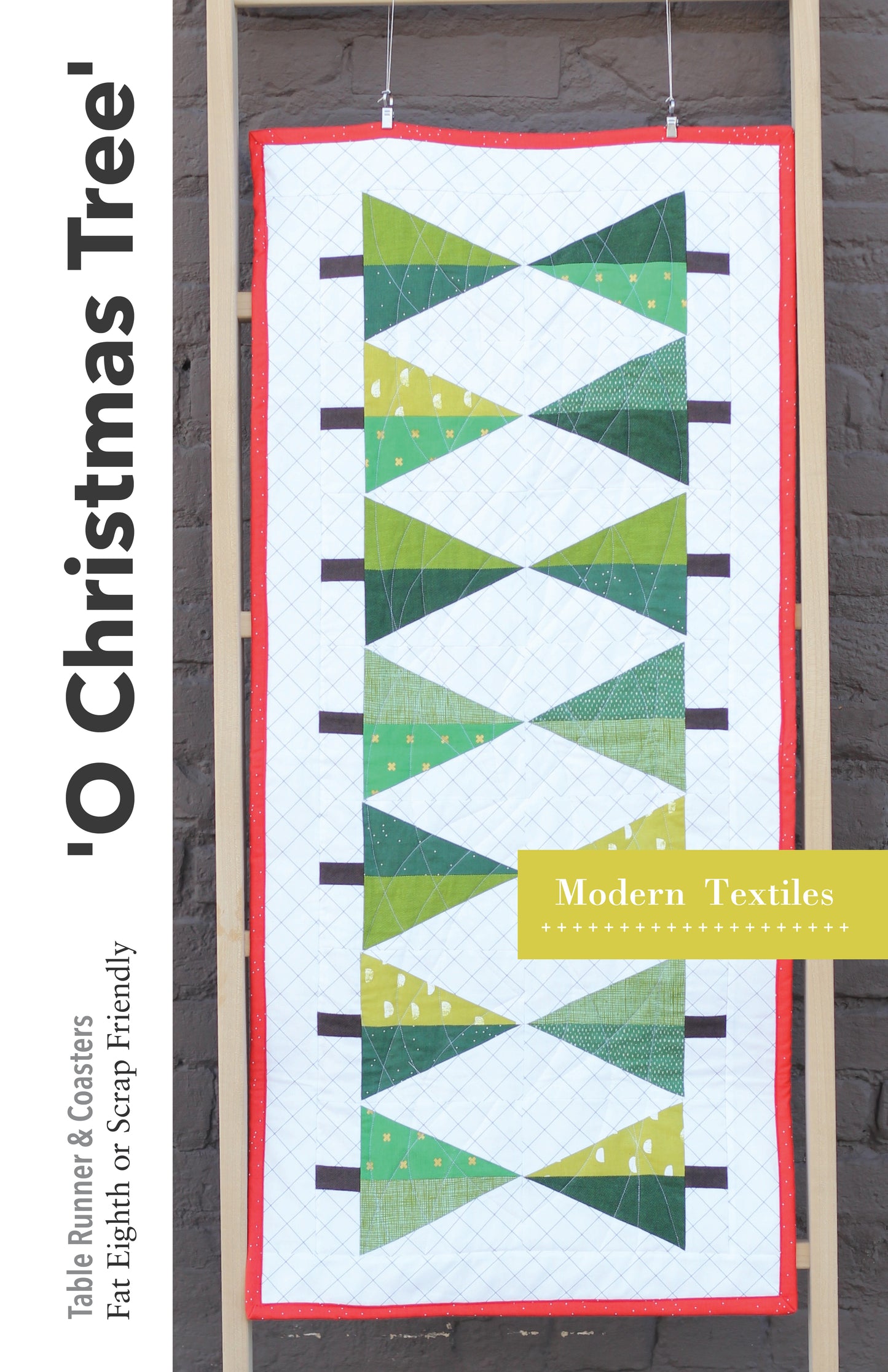 'O Christmas Tree' Table Runner PDF Pattern - Digital Download