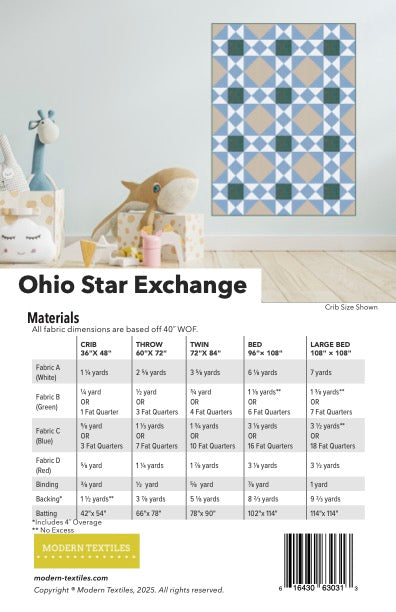 Ohio Star Exchange Quilt Pattern