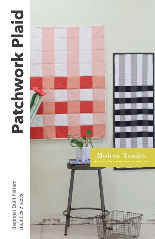 Patchwork Plaid Quilt Paper Pattern