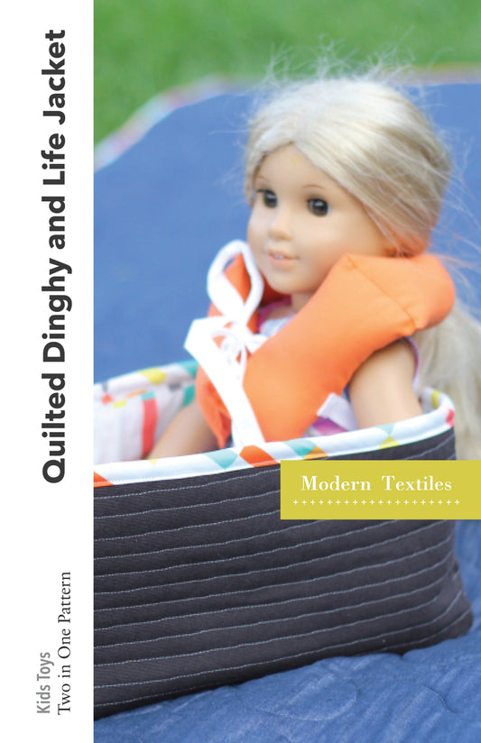 Quilted Dinghy and Life Jacket Pattern - PDF Digital Download