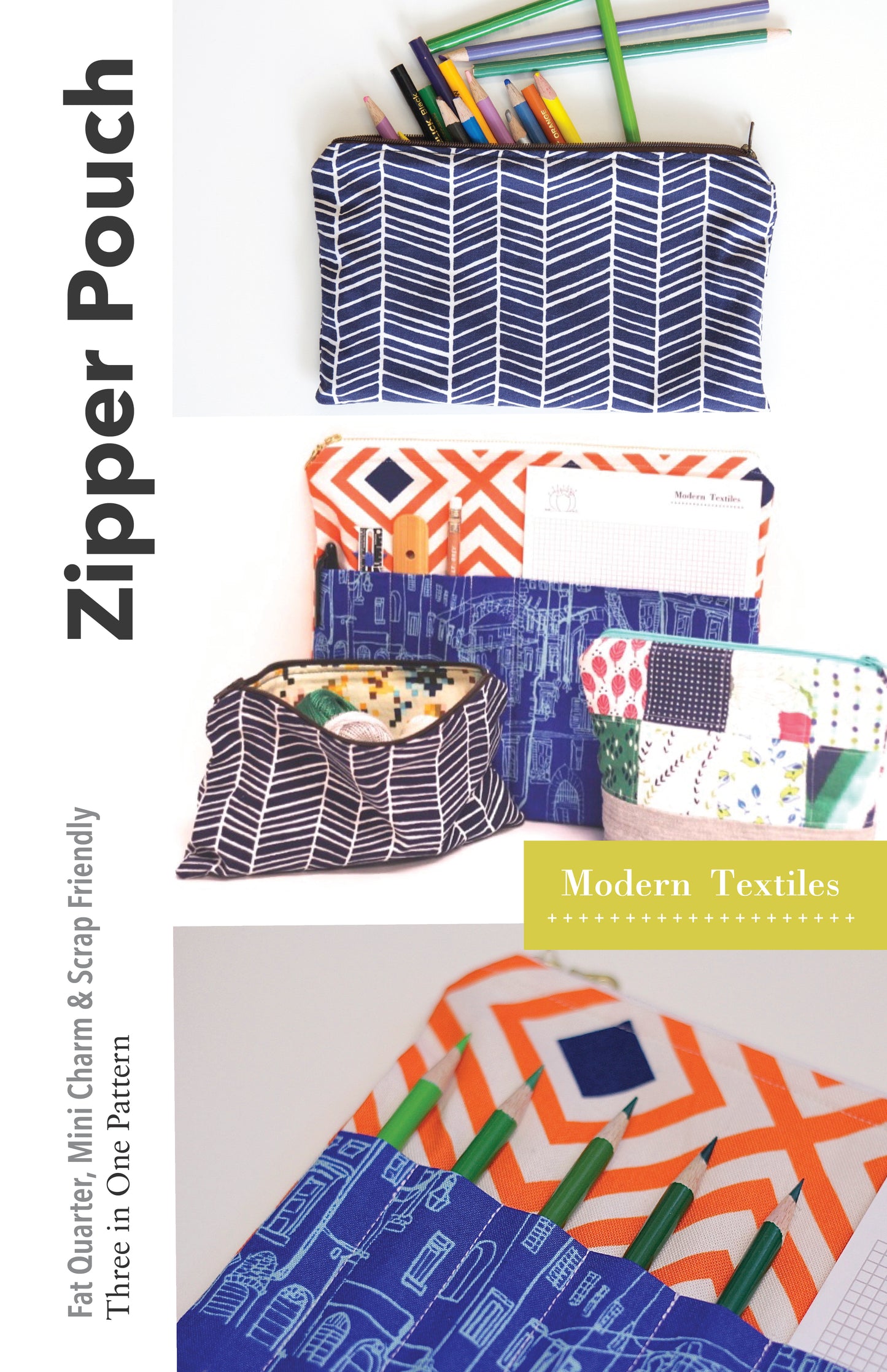 Zipper Pouch PDF Pattern - Digital Download