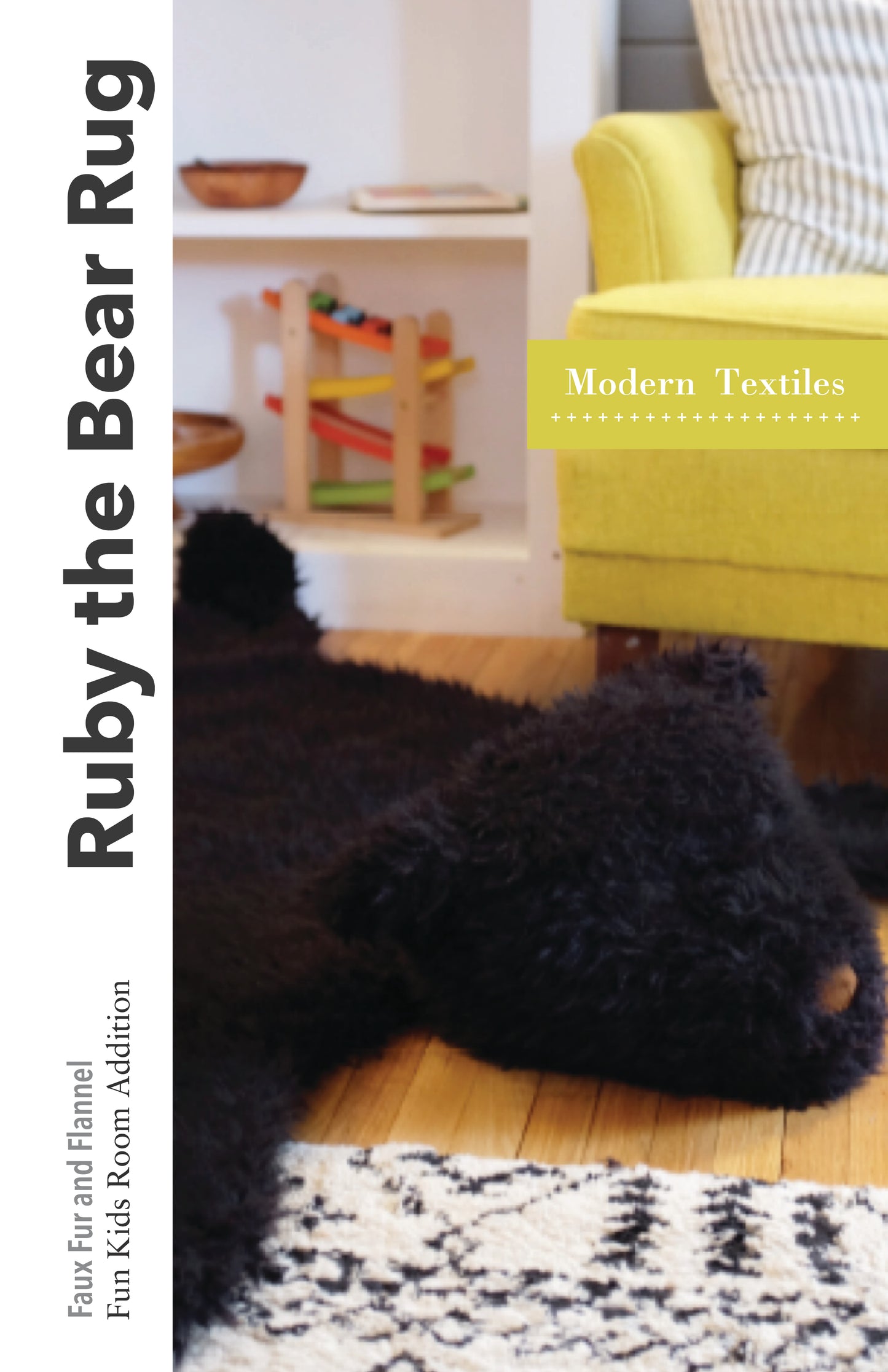 Ruby the Bear Rug PDF Pattern - Digital Download