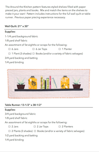 Around the Kitchen Pattern PDF Pattern - Download