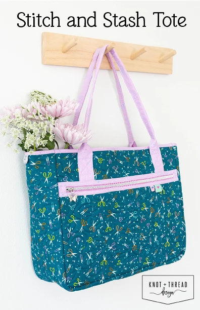 Stitch and Stash Tote Paper Pattern
