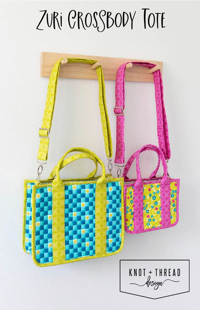 Zuri Crossbody Tote Paper Pattern