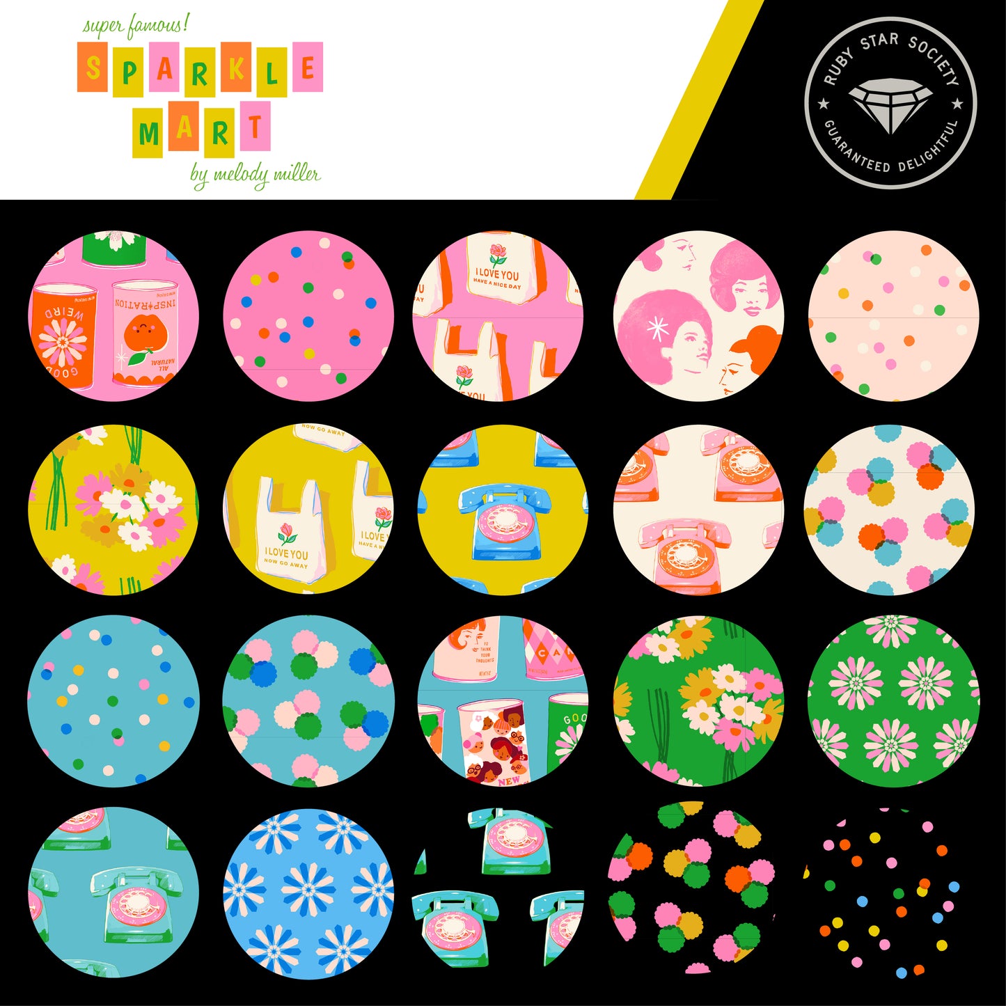 Sparkle Mart Jelly Roll 2.5" WOF Strips