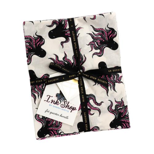 Ink Shop Fat Quarter Bundle 18"x21"