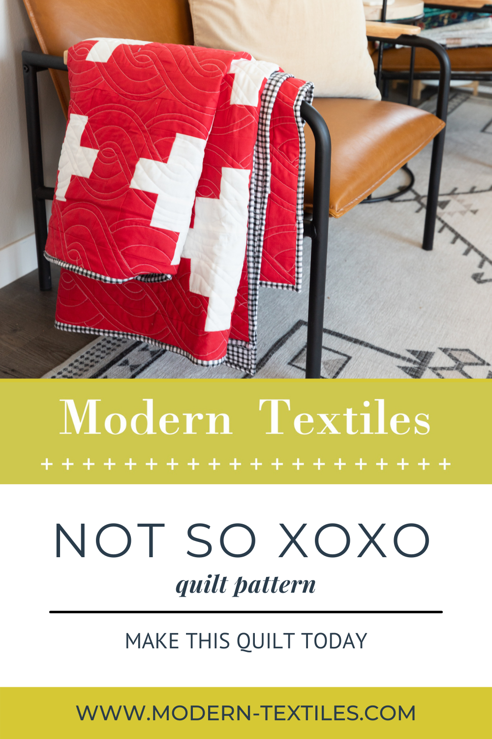 Not So XOXO Quilt PDF Quilt Pattern - Download