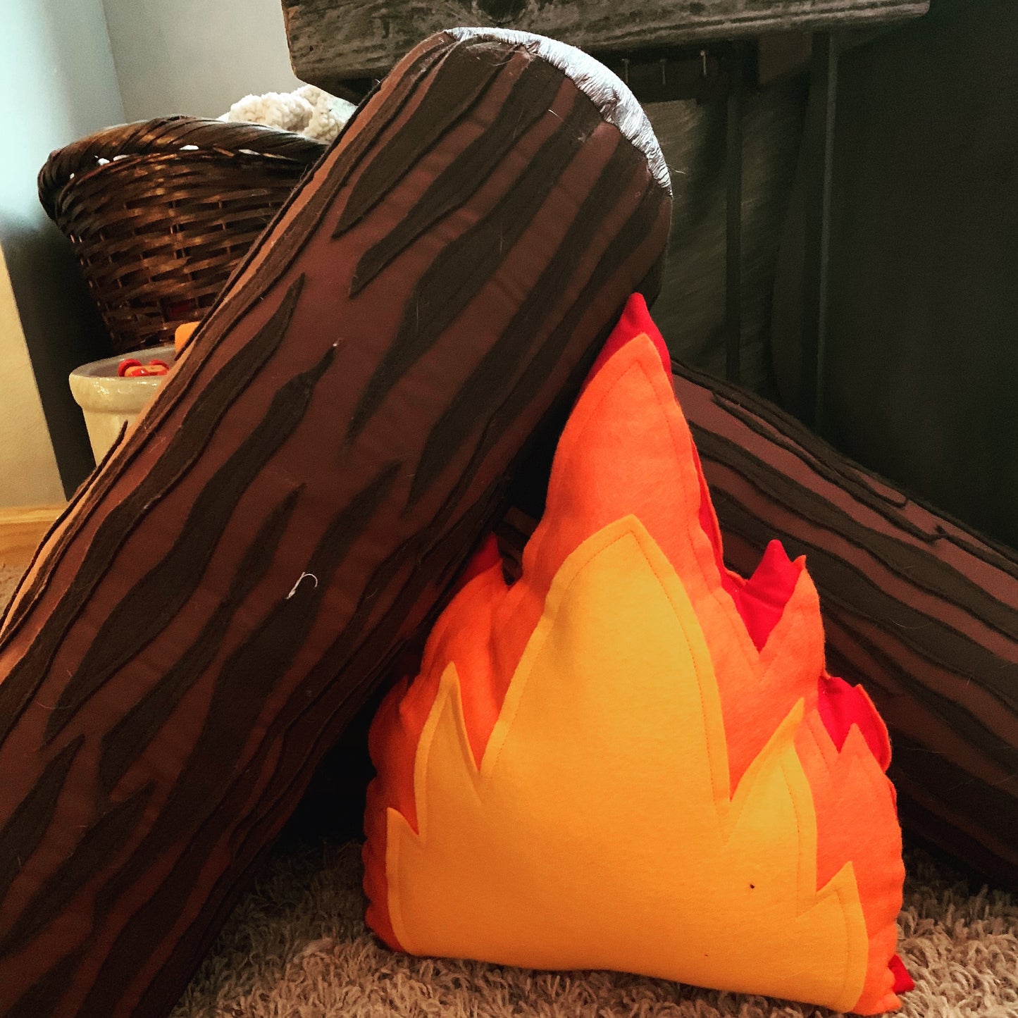 Campfire Pillow Set Pattern - Paper Pattern