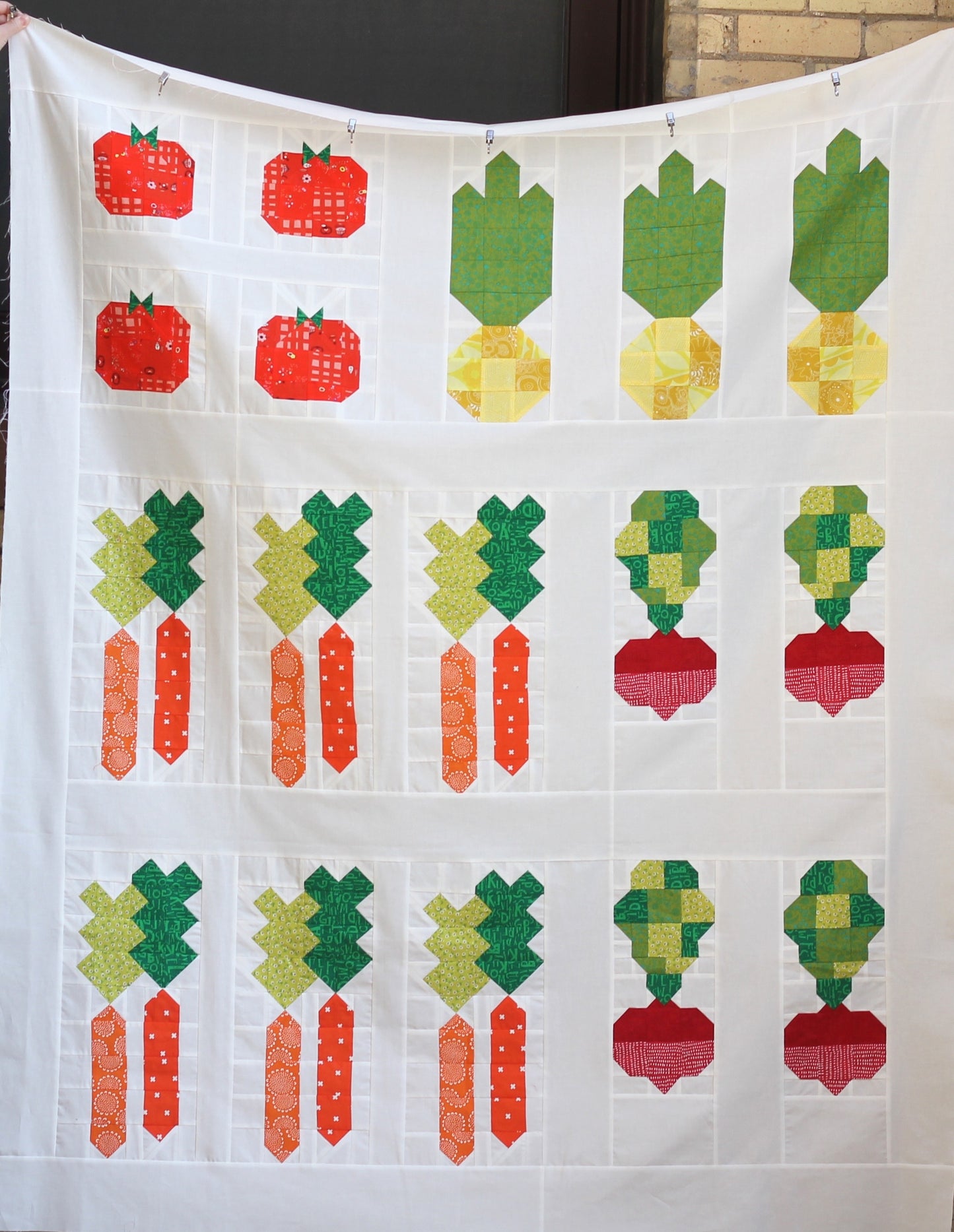 Veggie Quilt Paper Pattern