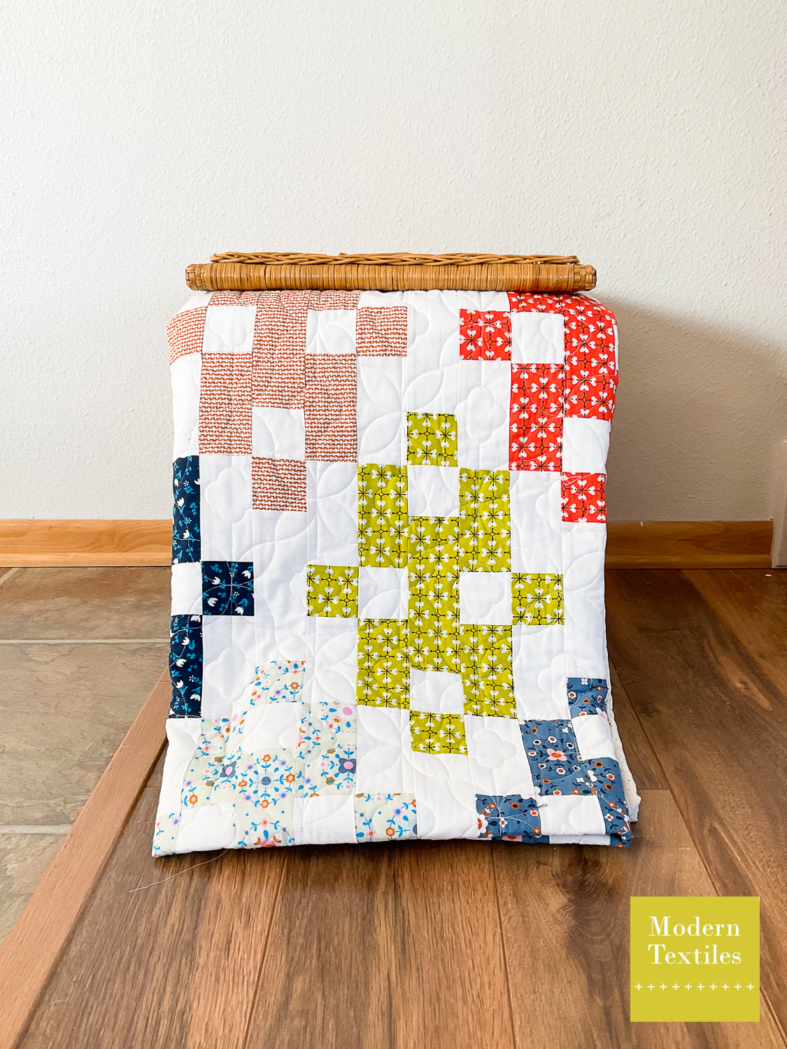 Smol Diamond Plate Throw Size Quilt