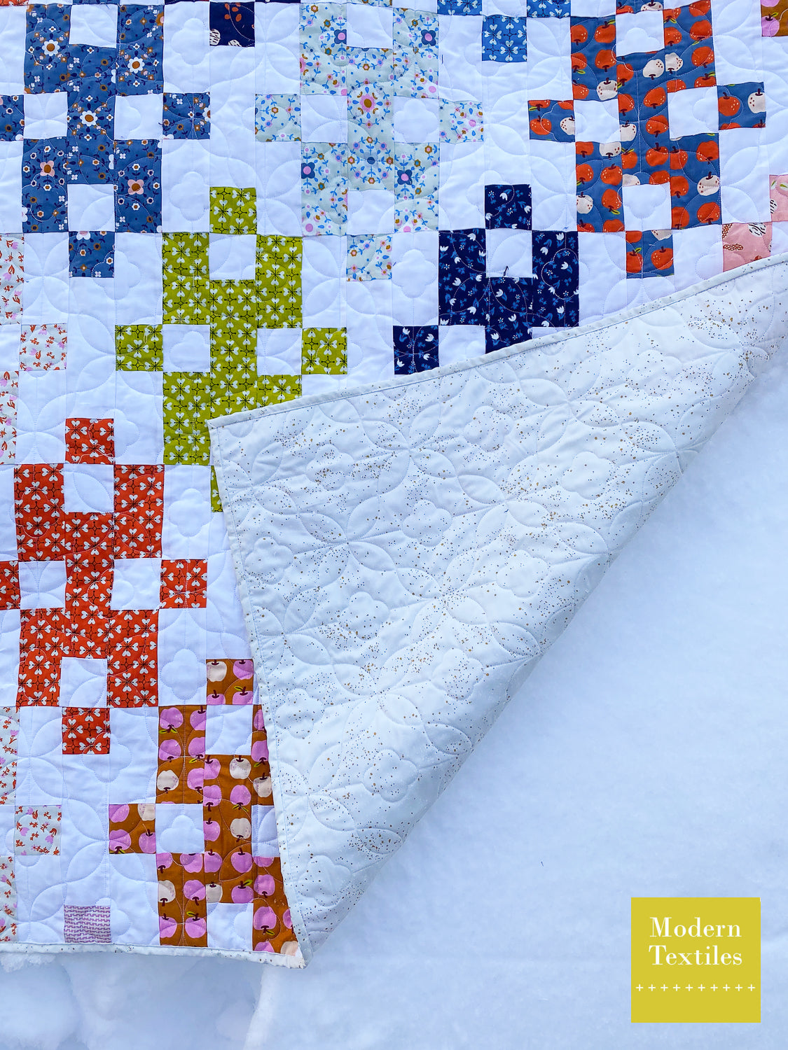 Smol Diamond Plate Throw Size Quilt