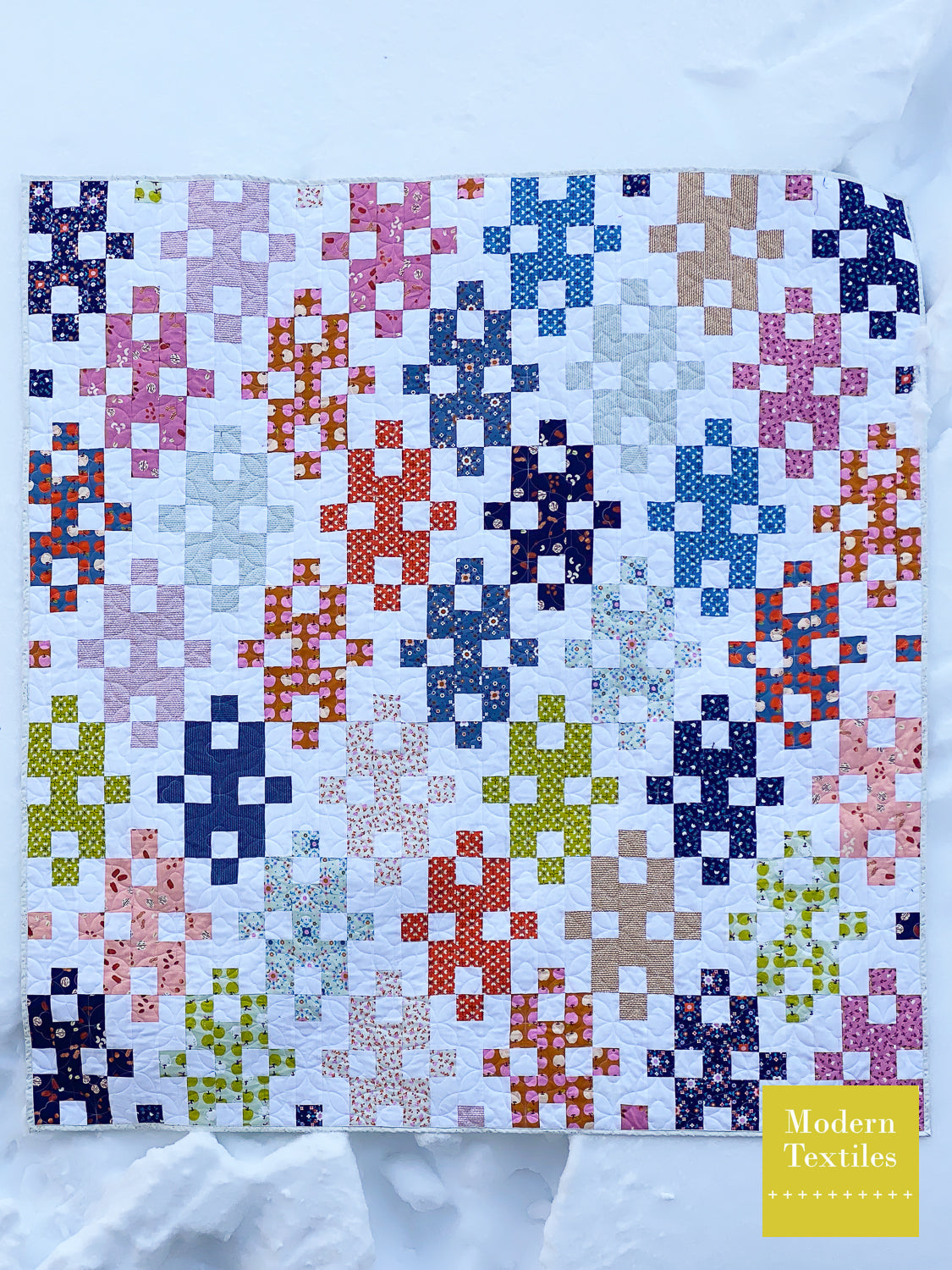 Smol Diamond Plate Throw Size Quilt