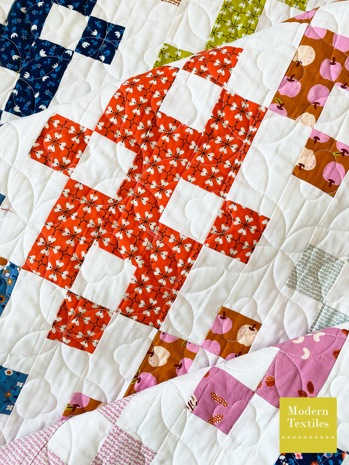 Smol Diamond Plate Throw Size Quilt