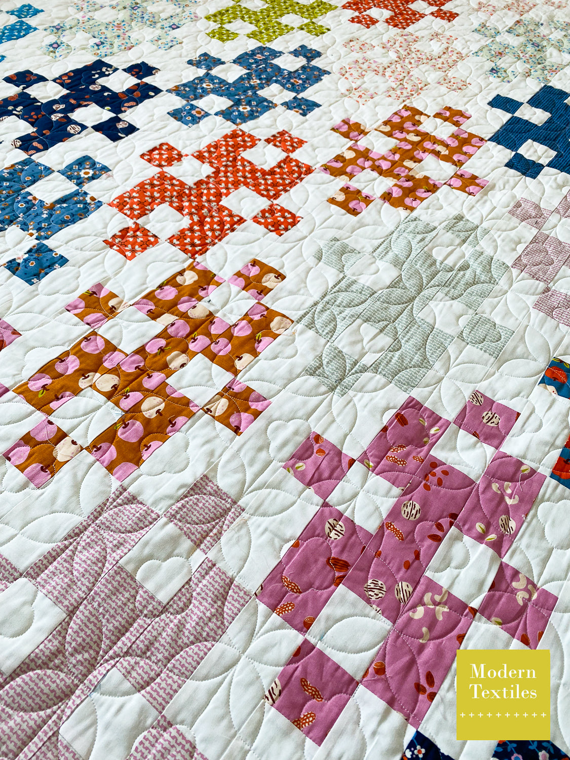 Smol Diamond Plate Throw Size Quilt