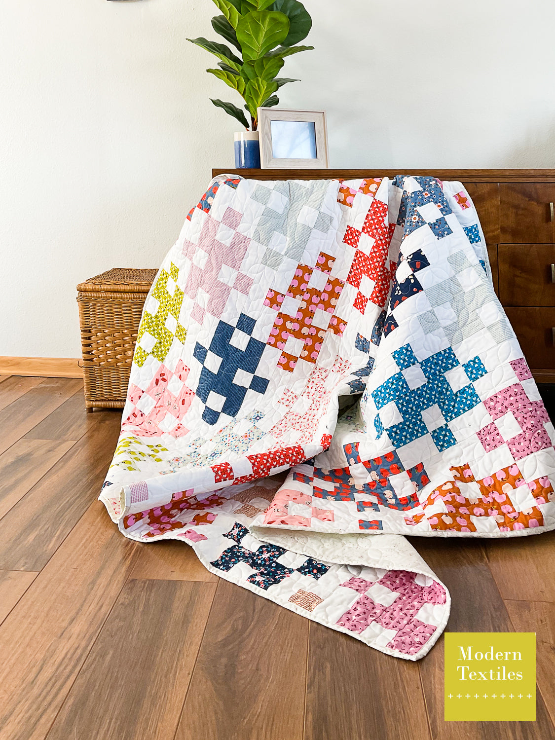 Smol Diamond Plate Throw Size Quilt