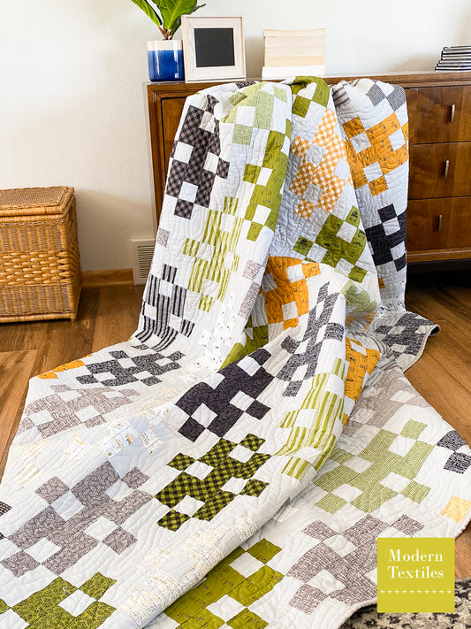 Timber Diamond Plate Bed Size Quilt